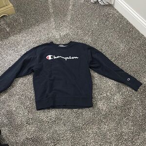 Champion Women’s  Navy Cru neck